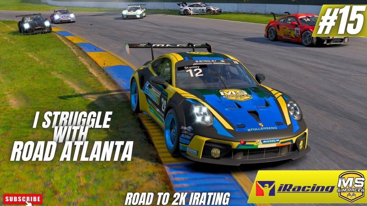 iRacing Porsche Cup at Road Atlanta Road to 2K #15