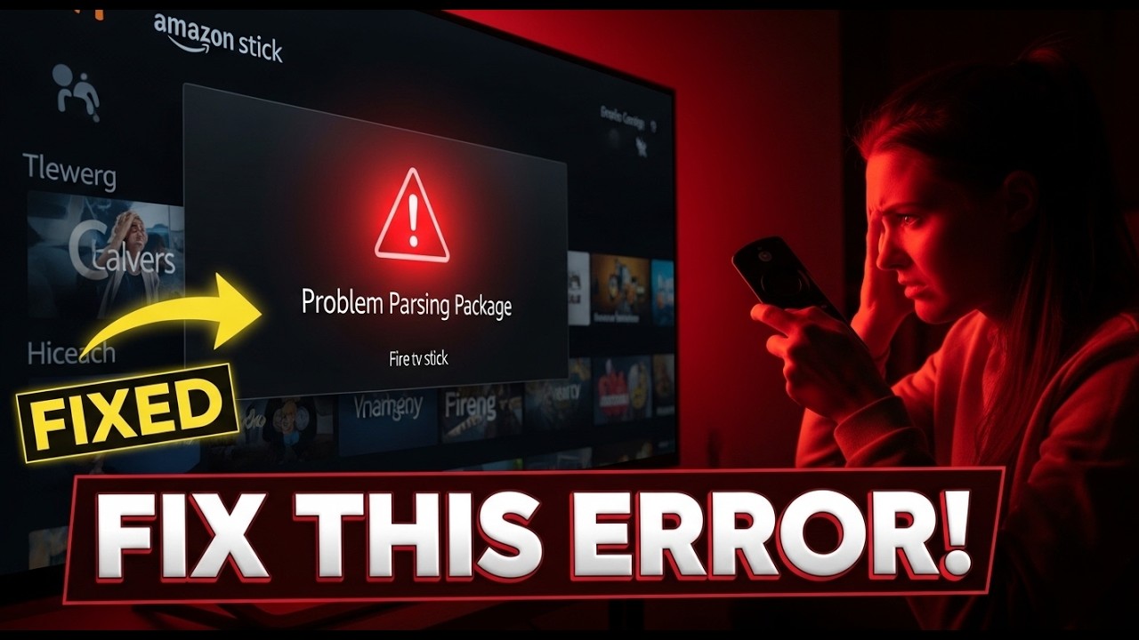 Как исправить ошибку синтаксического анализа пакета на Firestick (простое руководство)