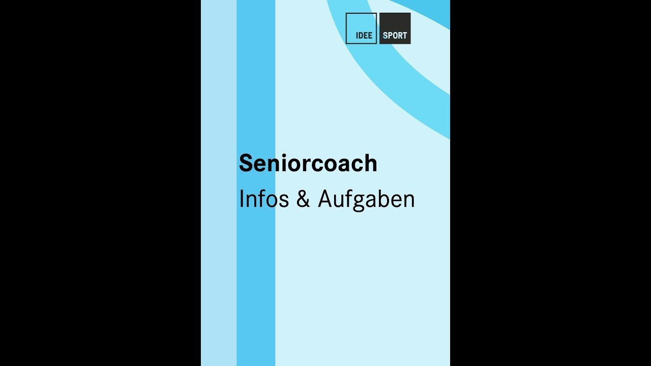 Du bist jetzt SeniorCoach der Stiftung IdéeSport