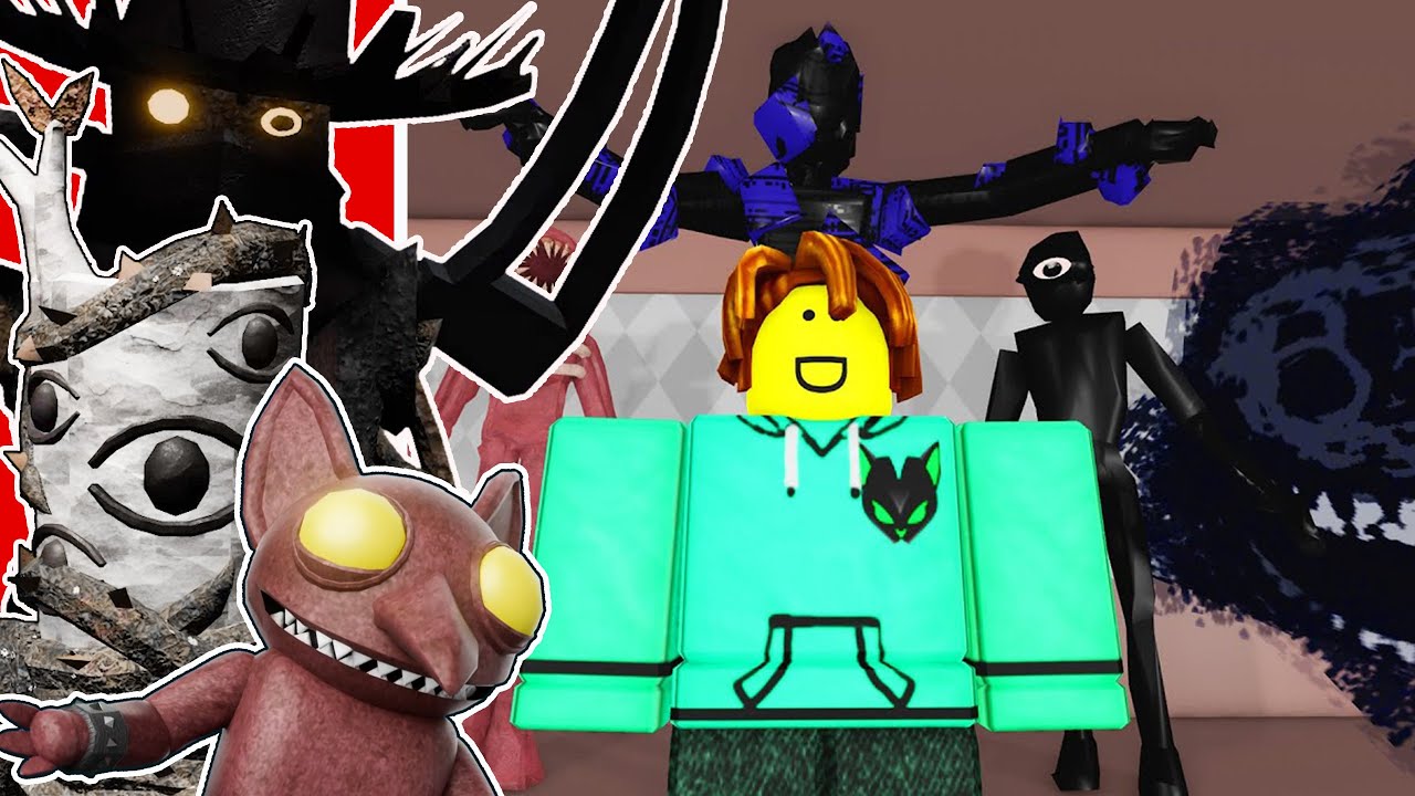*NEW* Monsters Respond to NOOB vs DOORS Animations