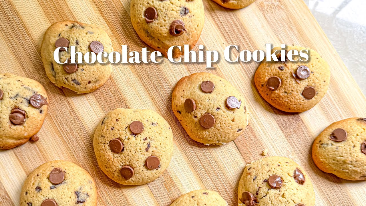 Chocolate Chip Cookies | චොකලට් චිප් කුකීස් #chocolatechipcookies #cookies #cookiesrecipe #recipe
