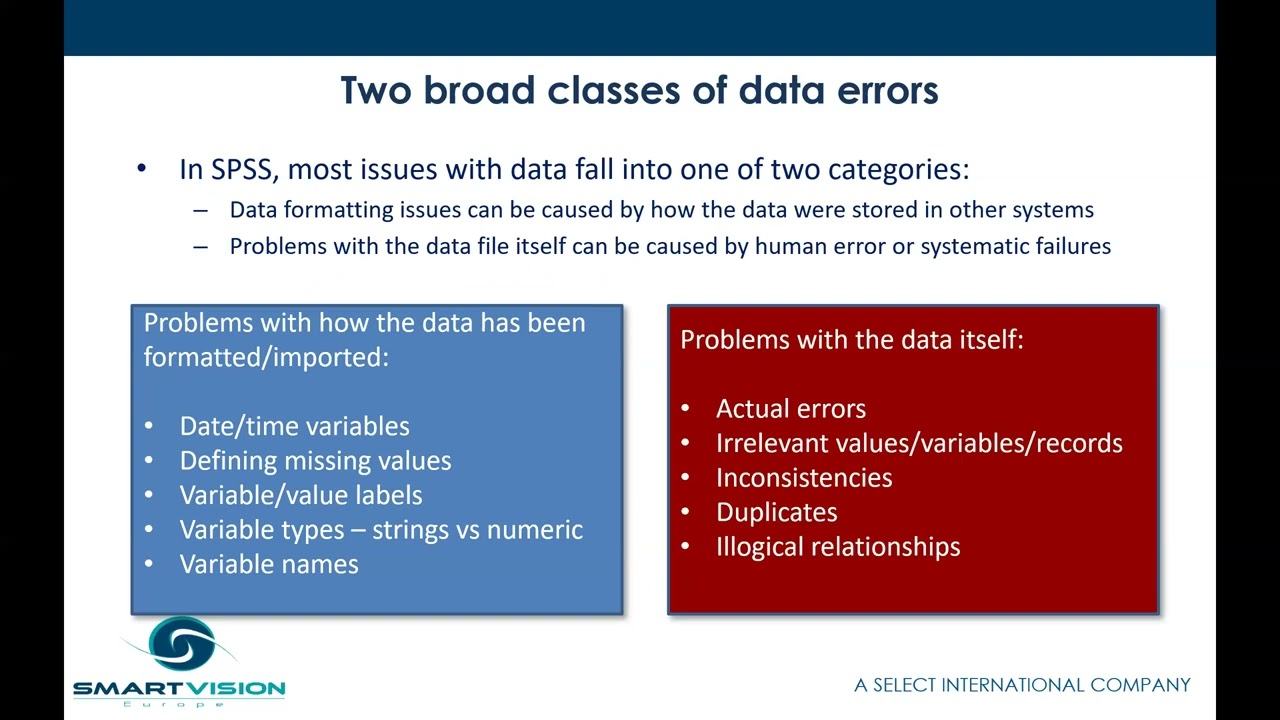 Очистка данных с помощью IBM SPSS Statistics