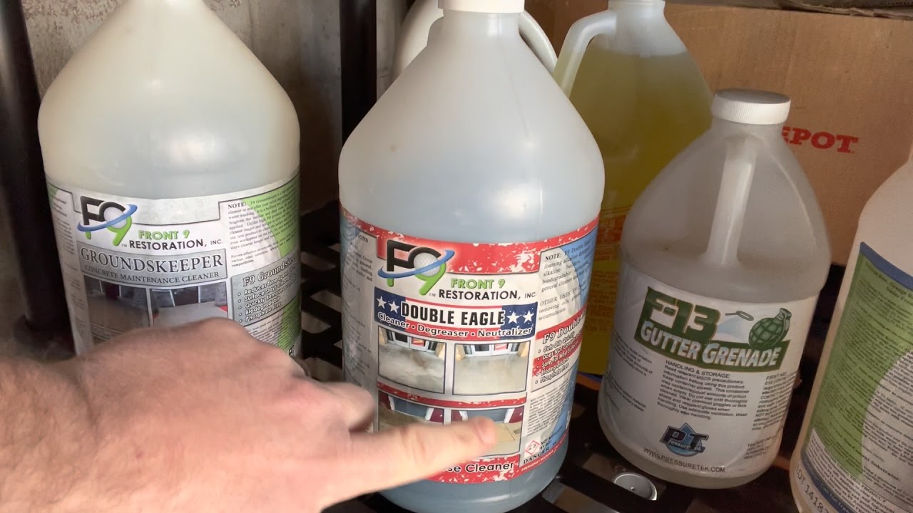 Our chemical line, F9 products, EBC, Pressure Tek