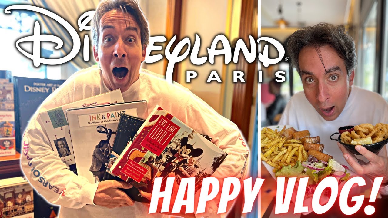 HAPPY VLOG A DISNEYLAND PARIS ! DECOUVERTE RESTO VAL D'EUROPE, RETROUVAILLES, NEW MERCH...