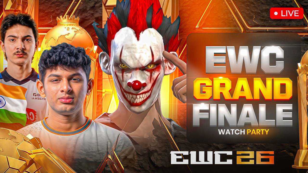 EWC GRAND FINAL LIVE | BRING IT HOME, INDIA! 🇮🇳🏆 | CLASSY LIVE  #s8ul  #tag