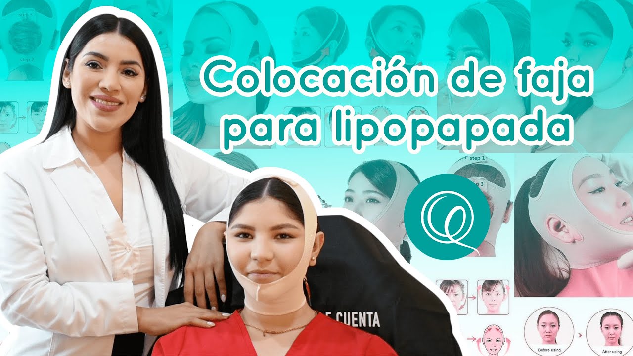¡Colocación de faja para lipopapada! - Dra Génesis