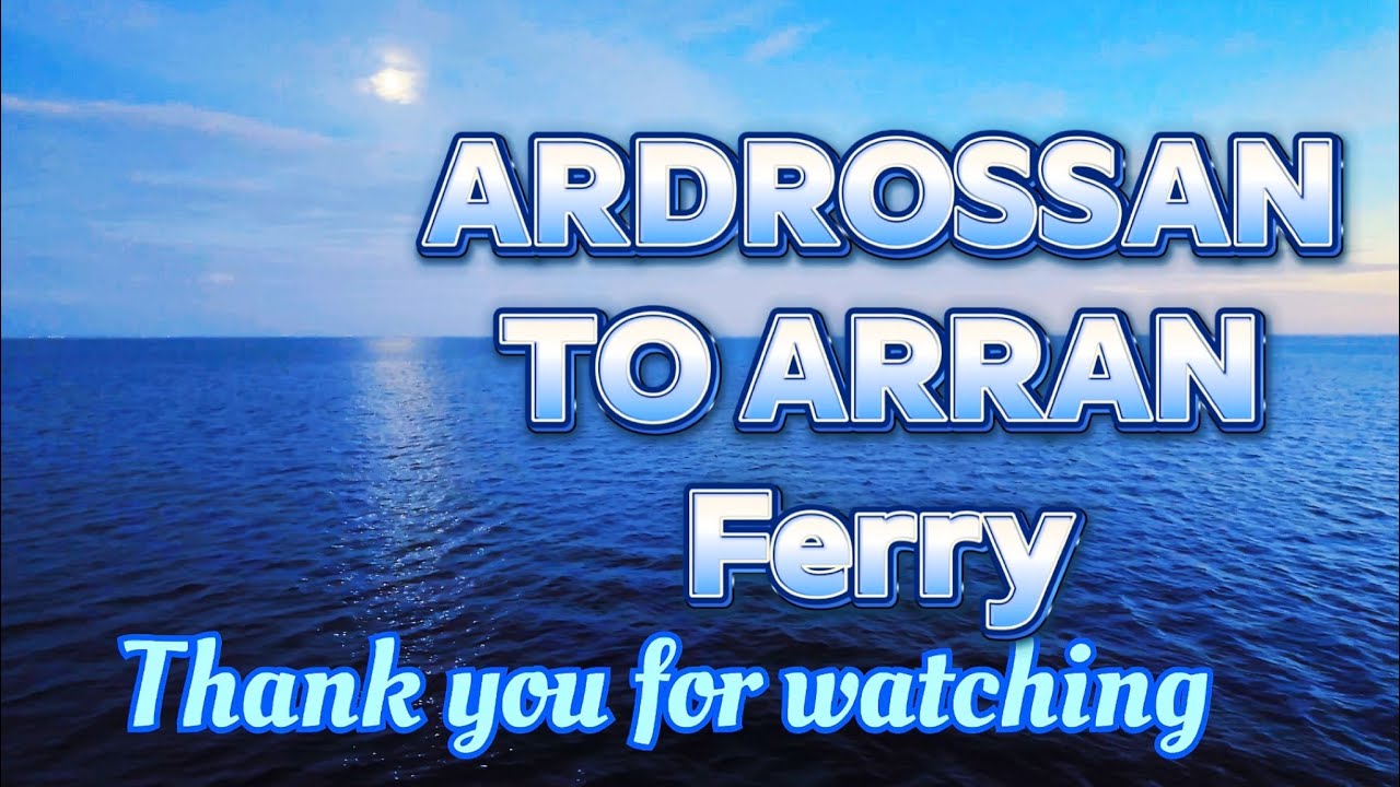 ISLE OF ARRAN FERRY NOVEMBER 2024