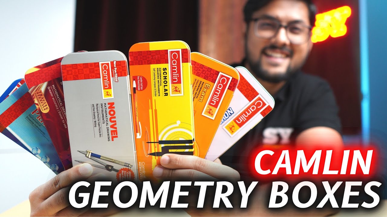 Best Camlin Geometry Box in India | Exam | Scholar | Nouvel | 2 in 1 | Champ | Power | Prithvi 🔥🔥🔥