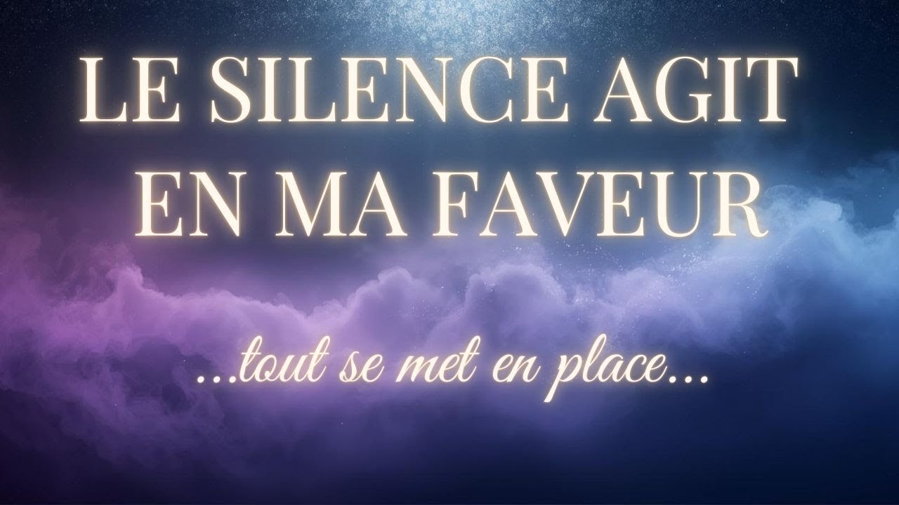 LE SILENCE TRAVAILLE EN MA FAVEUR 🌙 Subliminal apaisement & amour (639 Hz)