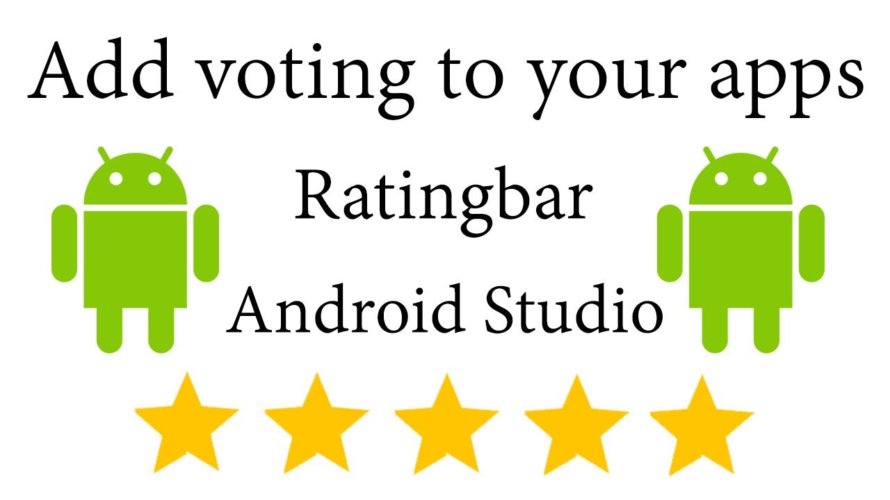 How to use ranking features in our applications in Android Studio | Android Development