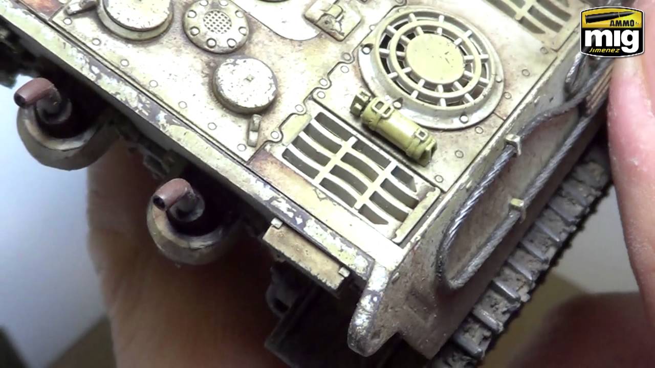 Chipping and streaking rust Canada Hornet Hobbies 2016 how to by Mig Jimenez