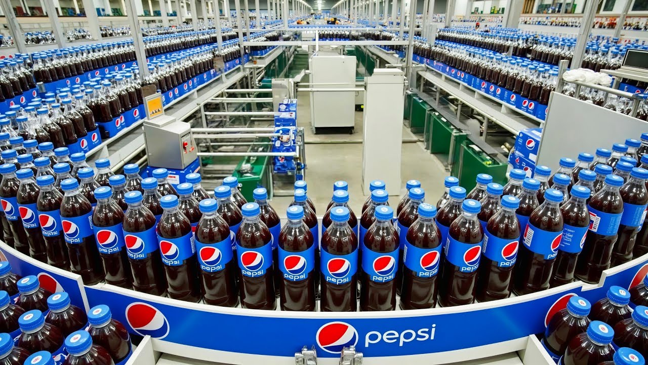 Inside a Modern Pepsi Factory | How Pepsi is Made🥤🏭 (Full Process)