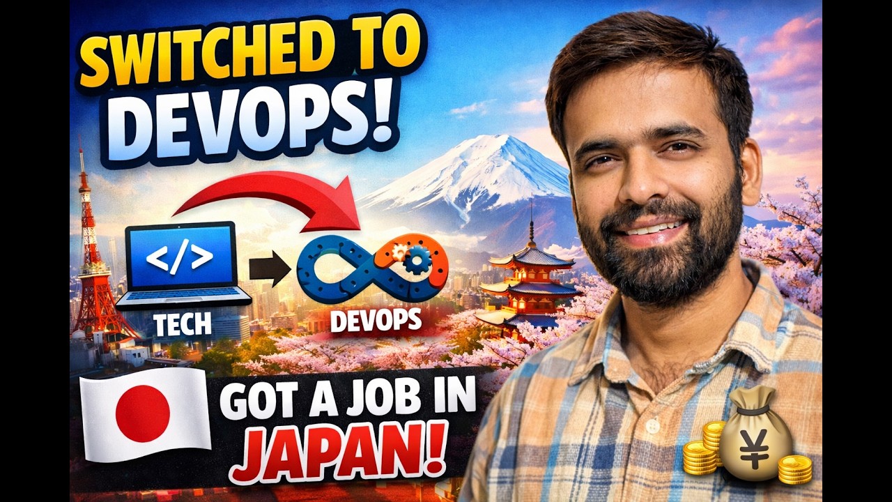 How I Switched to DevOps & Got a Job in Japan 🇯🇵