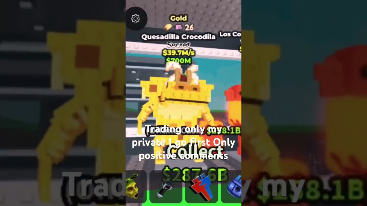 Trading all my private server I go first