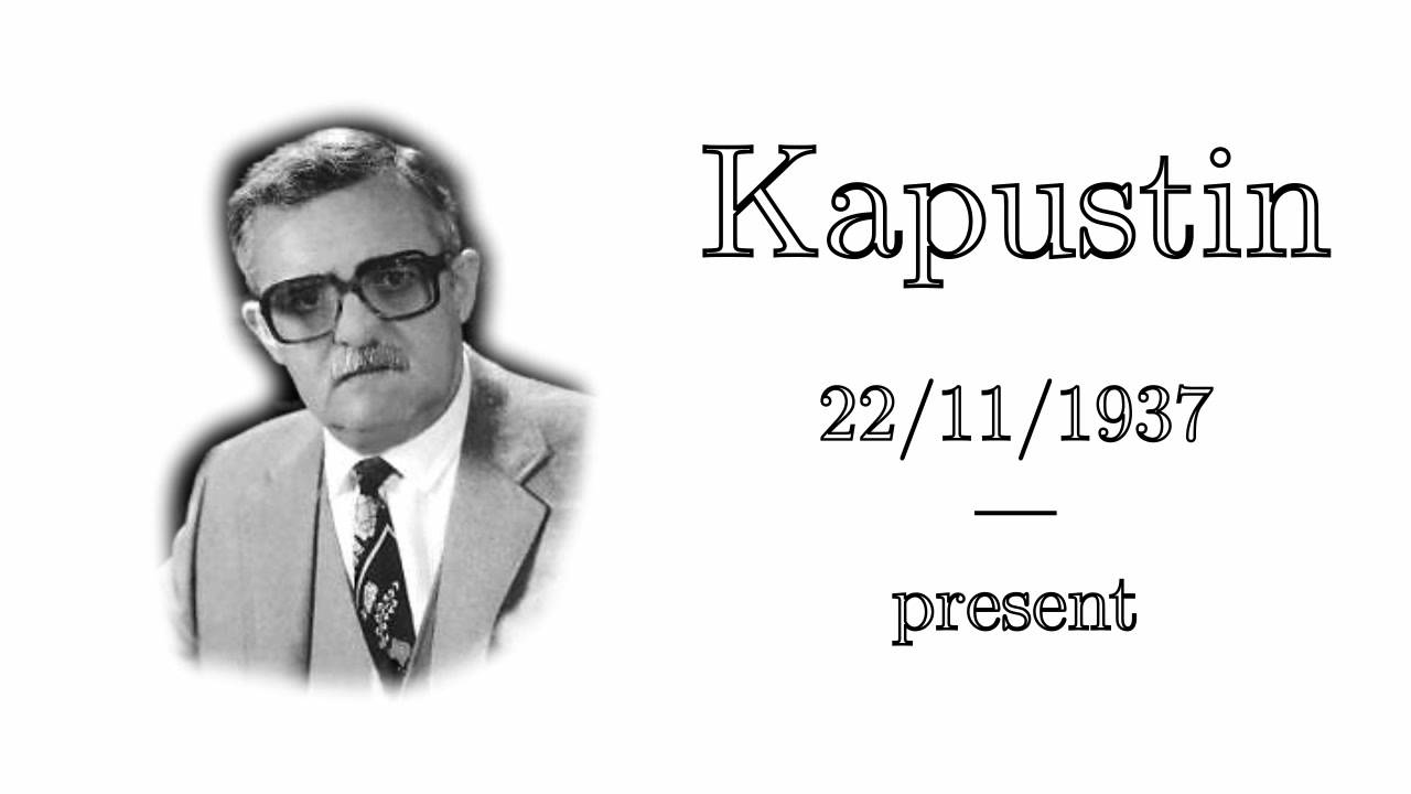 Kapustin plays his Sonata 2 Mvt. 3/4