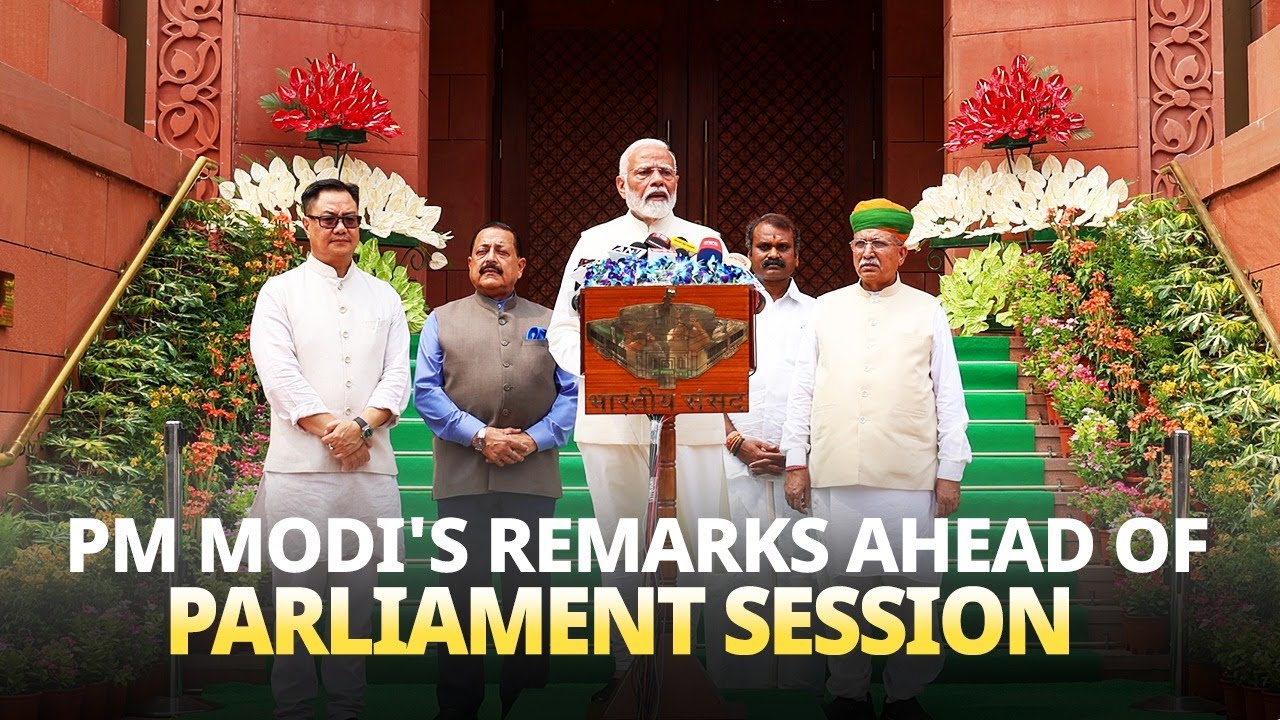 Lok Sabha Live: PM Modi's remarks ahead of the first session of the 18th Lok Sabha