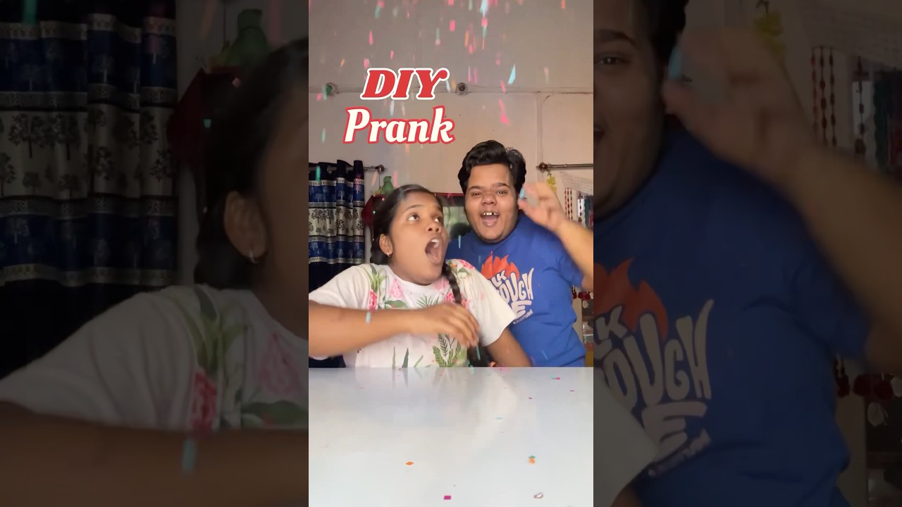 My Sister Vs Me : Who will make the best Prank DIY #shorts