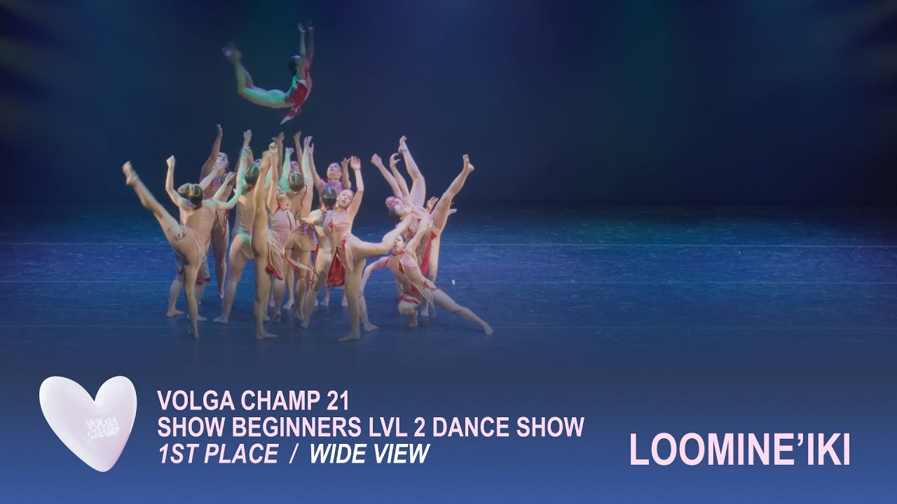 Volga Champ 21 | Beginners level 2 dance show | 1st place | Wide view | Loomine’iki