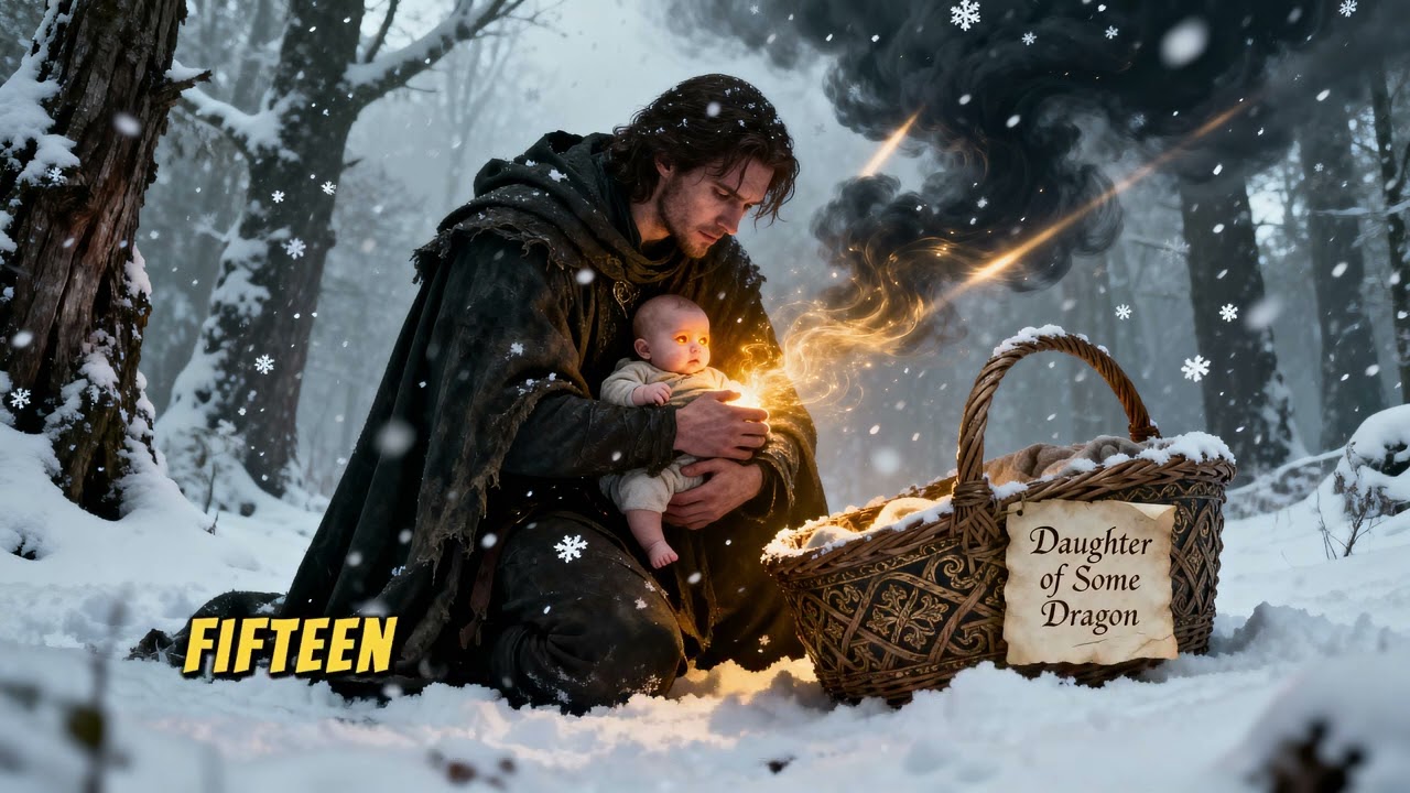 Left to freeze with a note reading 'Daughter of Some Dragon'—The Man Outsider said 'Now you're mine'