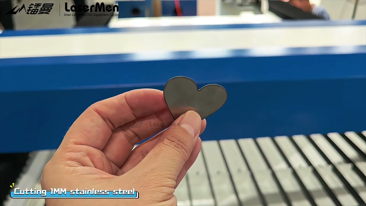 [LaserMen] LM-1325 Hybrid CO2 Laser Cutting Machine Cutting Steel Acrylic #lasermen #lasercutter