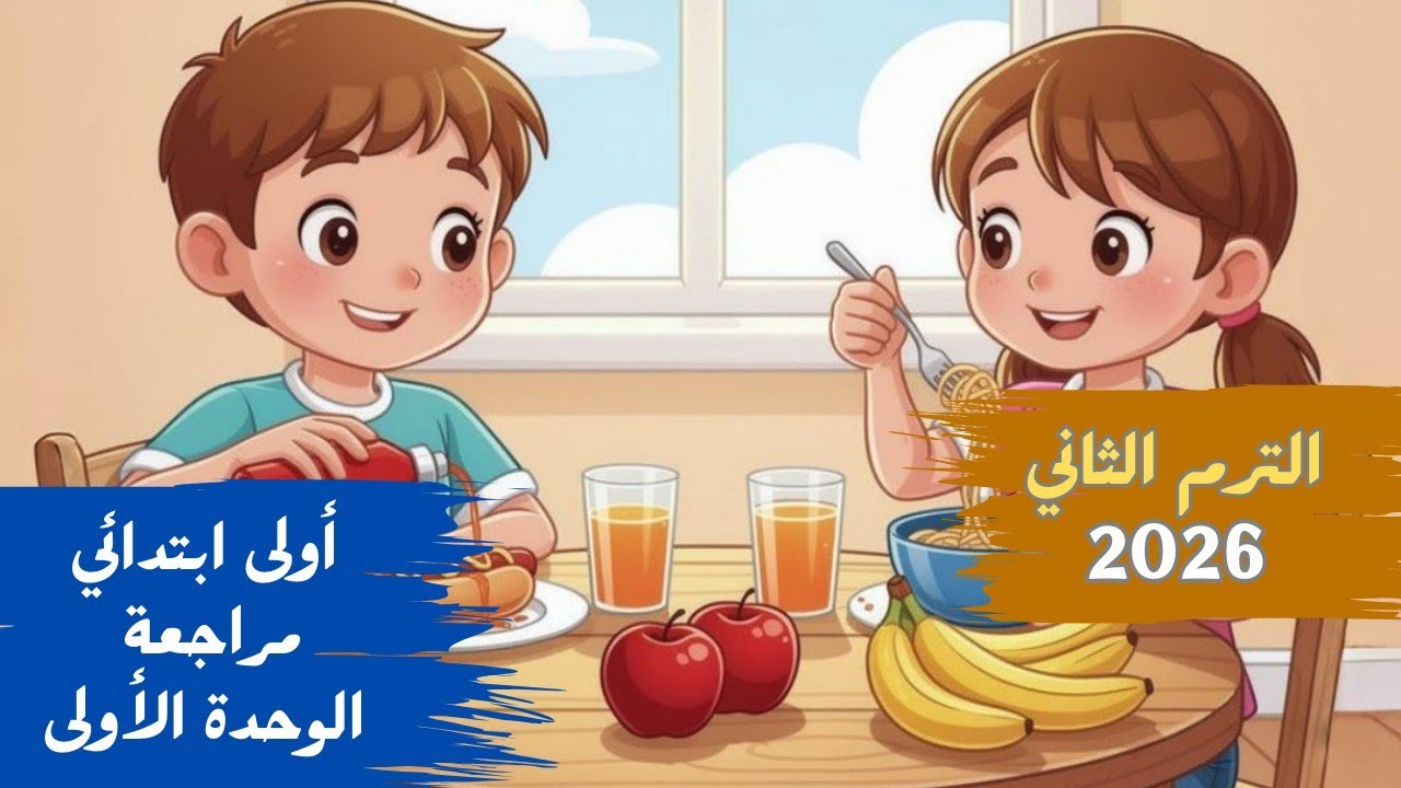 الوحدة الاولى انجليزي اولى ابتدائي | مراجعة سريعة ومهمة | Unit 1 Review | الترم الثاني 2026