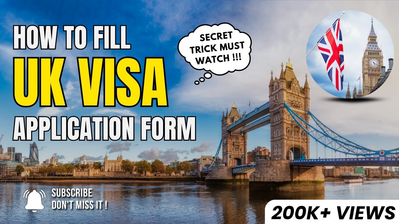 UK Visit Visa 2025 - How to Fill UK Visitor Visa Application Form - Complete Guide (2025) #ukvisa