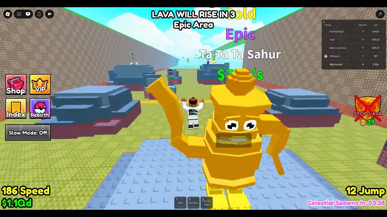 New fuse machine Survive lava for brainrots