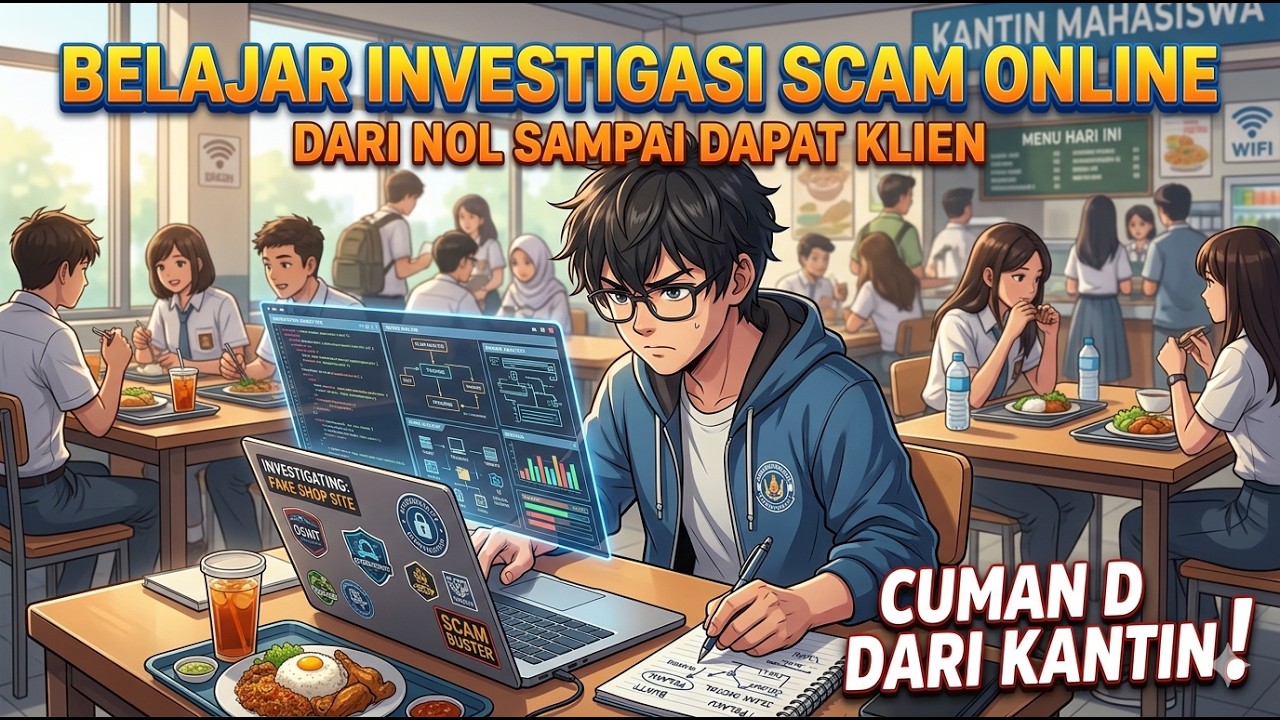 Belajar Investigasi Scam Online dari Nol sampai Dapat Klien | Free Course