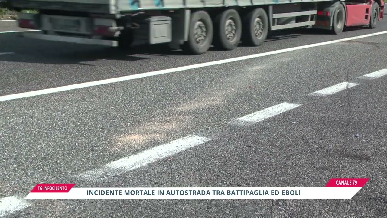 Incidente mortale in autostrada tra Battipaglia ed Eboli