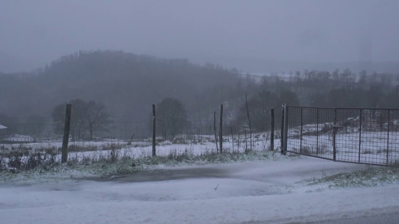 Nebrodi sotto neve e grandine
