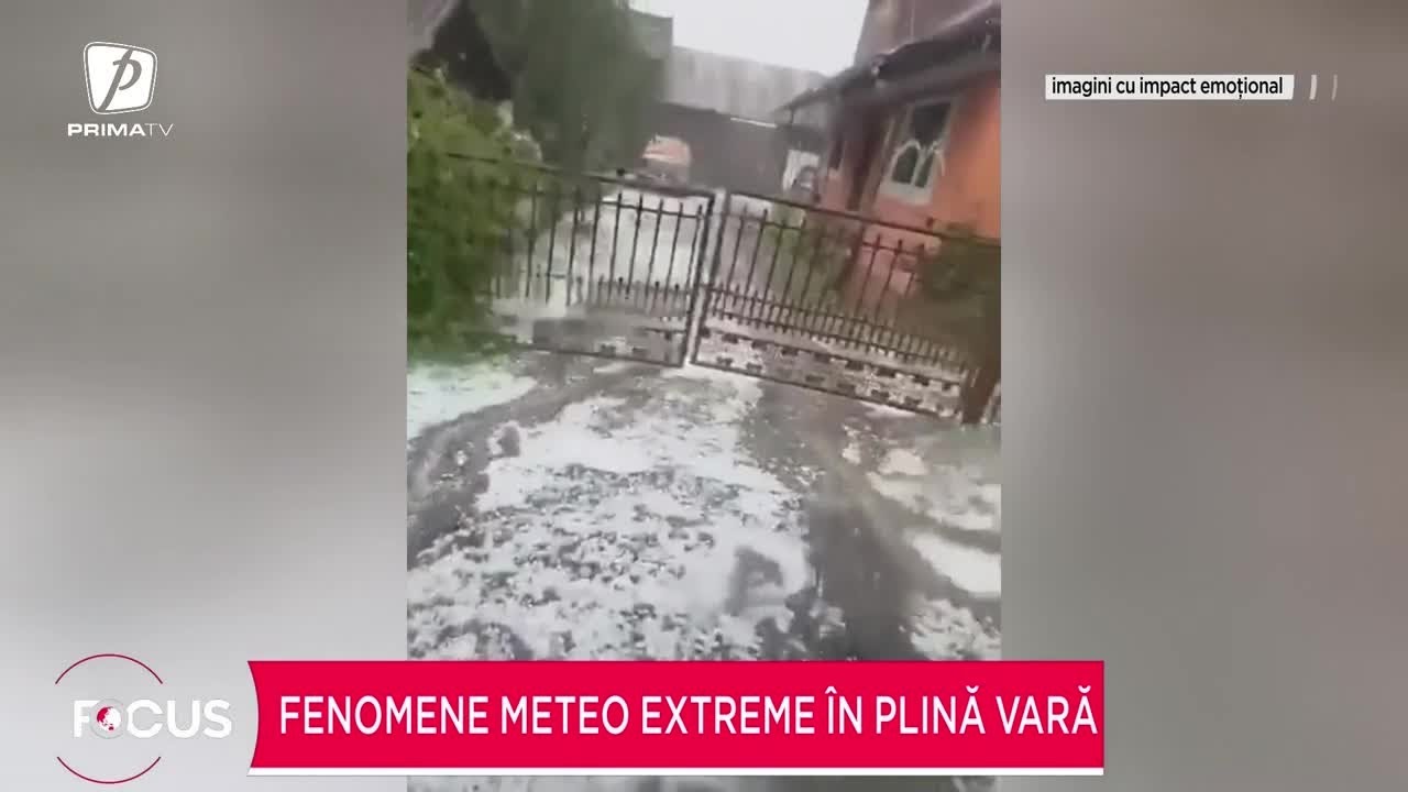 Furtunile fac ravagii în țară. Fenomene meteo extreme în plină vară