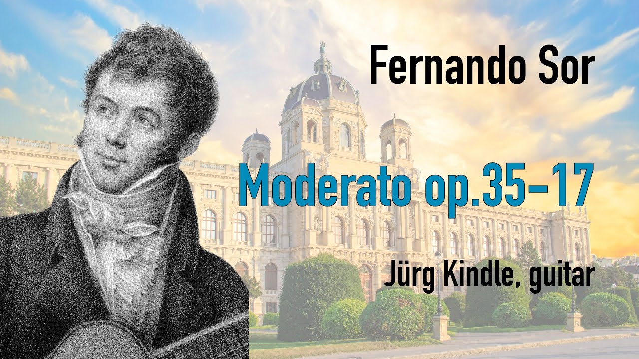 Moderato Op. 35 No. 17 by Fernando Sor | Classical Guitar | Jürg Kindle