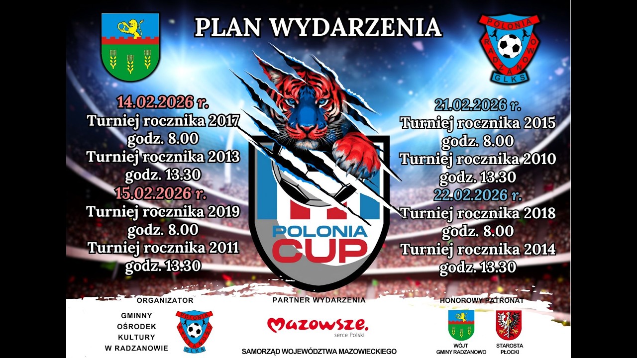 FINAŁ POLONIA CUP 2026 POLONIA RADZANOWO -   STOCZNIA 2017