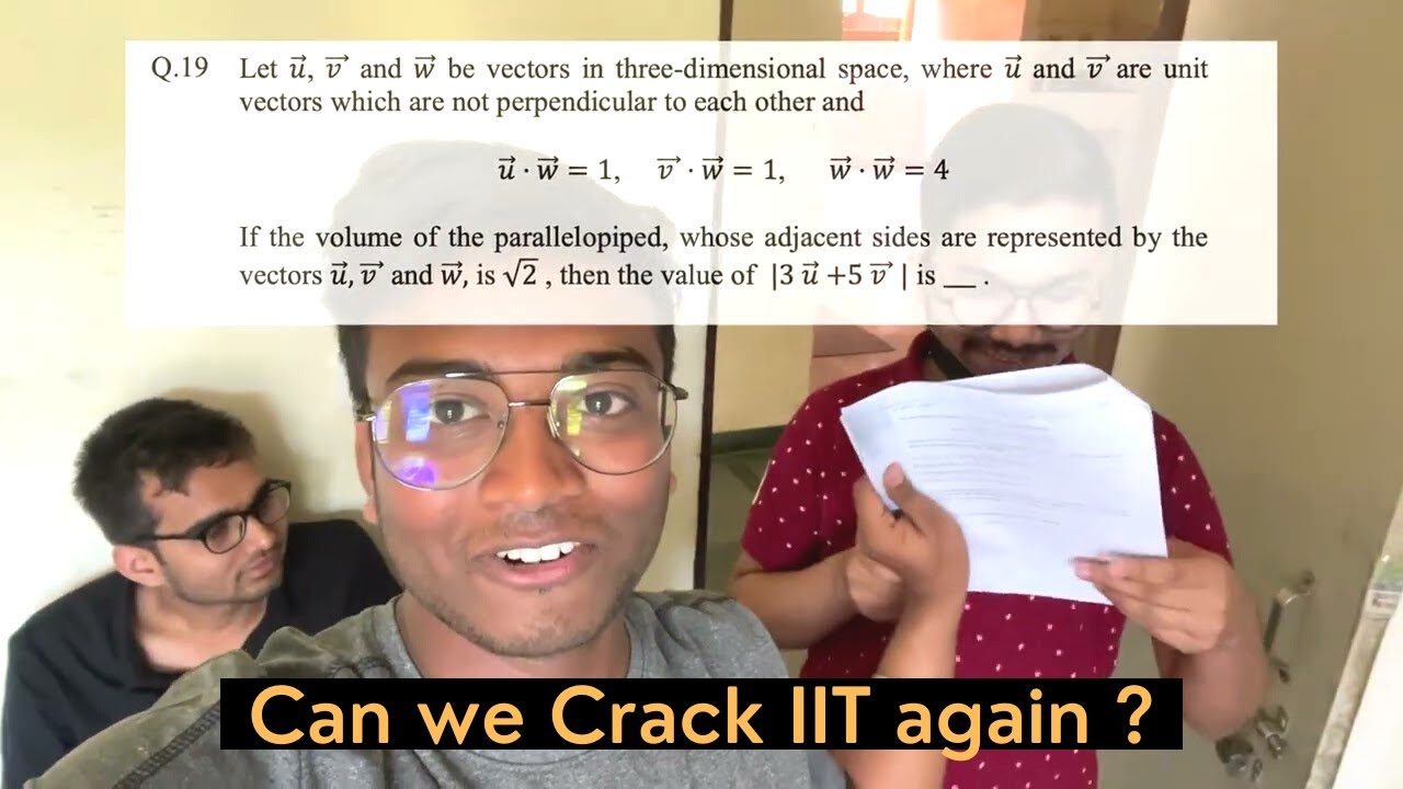 CHALLENGE: Can IITians Crack JEE Advanced Exam after 4 years ?