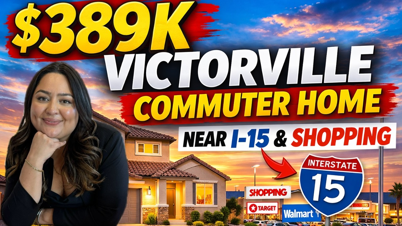 ✅ $389K Victorville Commuter Home Near I-15 & Shopping | California Dream For All (Up to 20% Down)