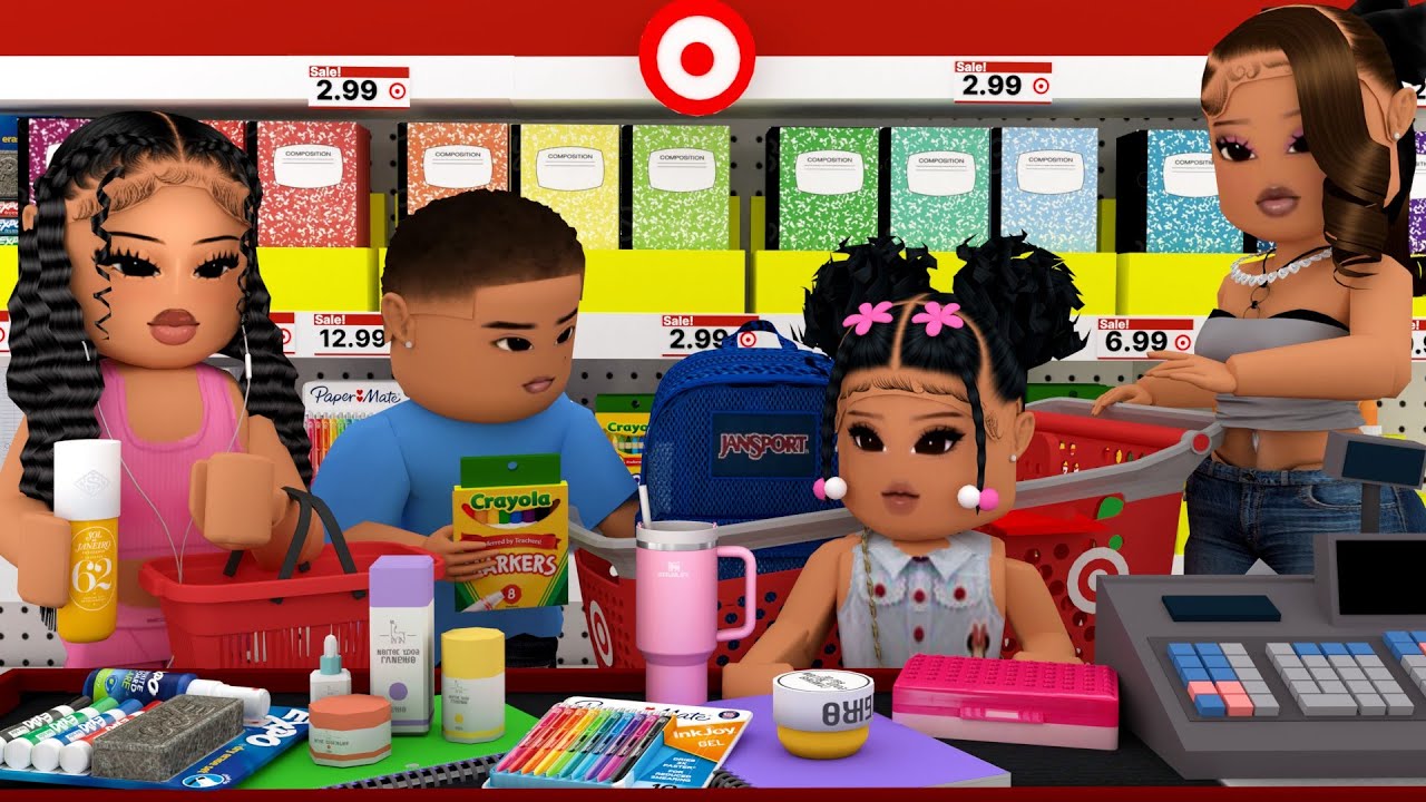 TAKING THE KIDS BACK TO SCHOOL SHOPPING!! *KICKED OUT OF SCHOOL!?* | Bloxburg Family Roleplay