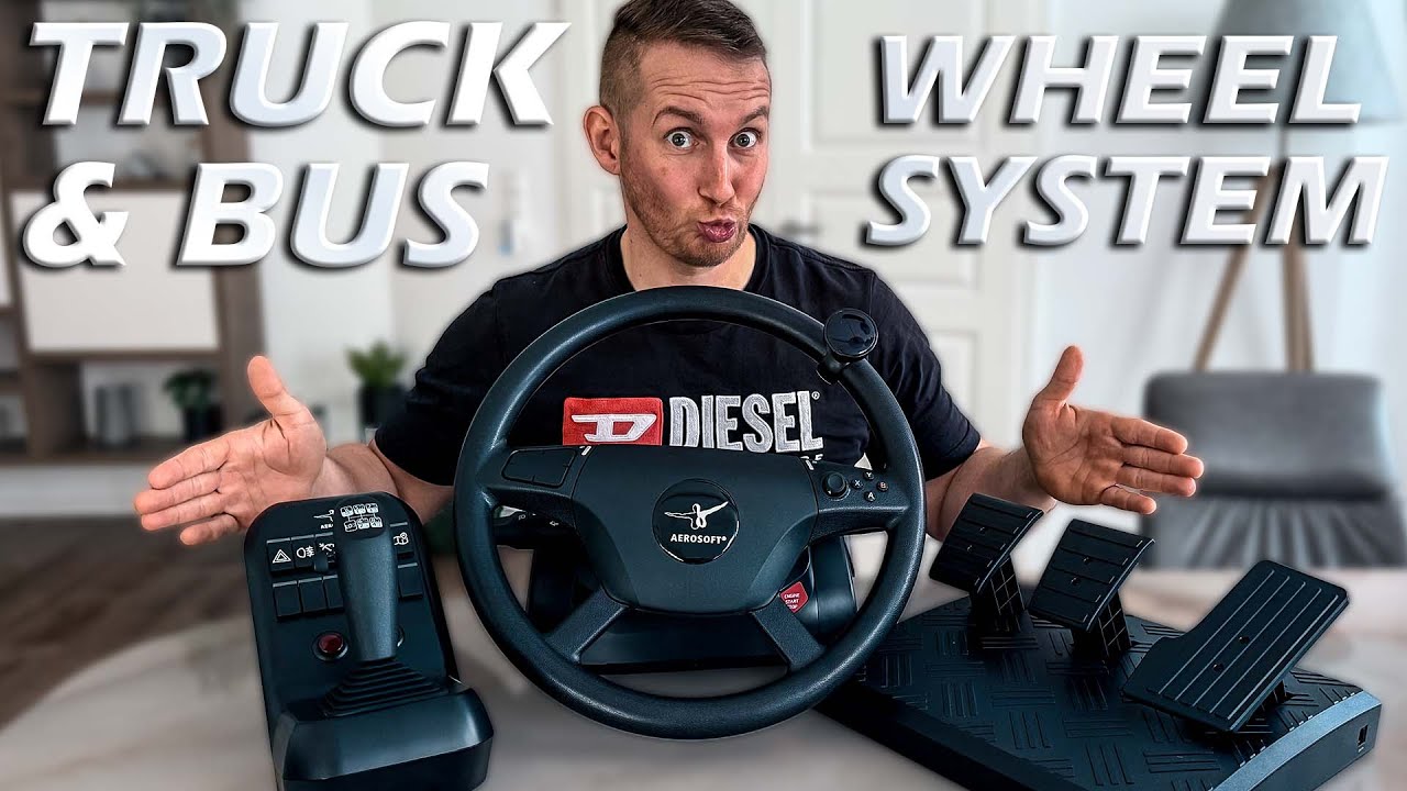 Neues TRUCK & BUS Lenkrad von AEROSOFT: Aufgepasst an alle LKW und BUS Simulator Spieler