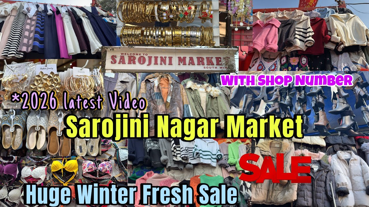 Sarojini Nagar Market Delhi✨| Sarojini Nagar Winter Collection 2026 with Shop Number | Jasmine kaur