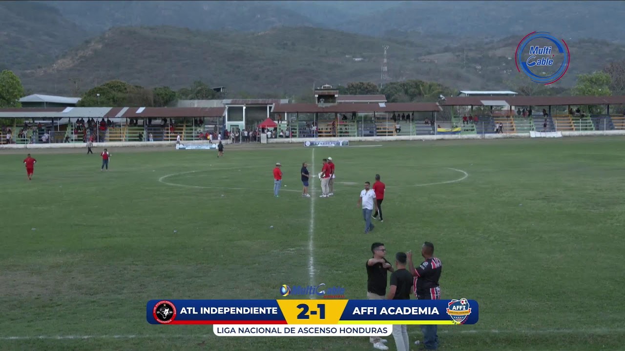 Partido de Liga de ascenso Honduras. Club Atletico Independiente Siguatepeque vs AFFI Academia