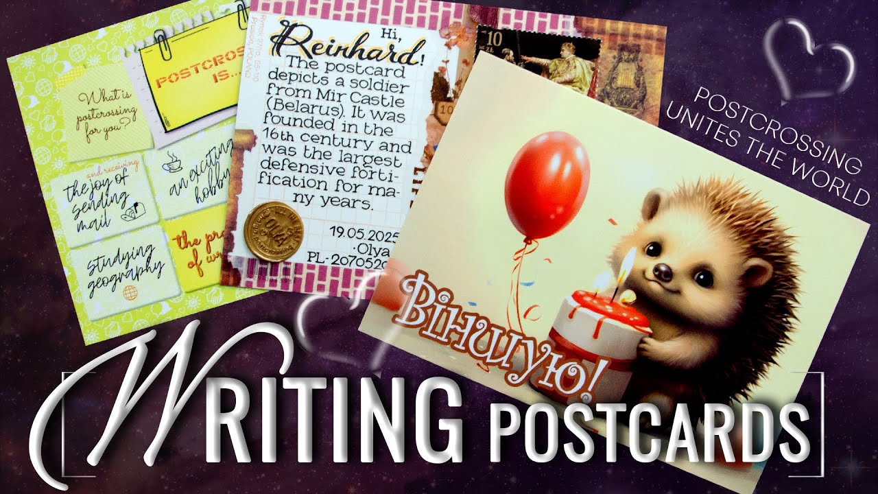✒️ WRITING & Decorating postcards | May 2025 | #30 | Official POSTCROSSING