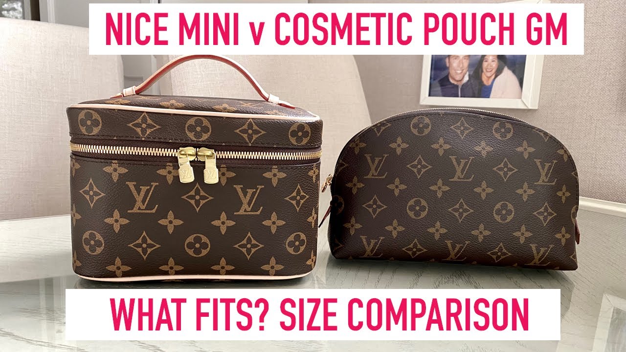 NICE MINI v COSMETIC POUCH GM - Size comparison, What fits | Sam Loves