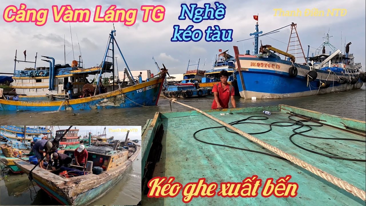 Đây là cách ngư dân Vàm Láng TG chuẩn bị tàu ra khơi(fishing boat)