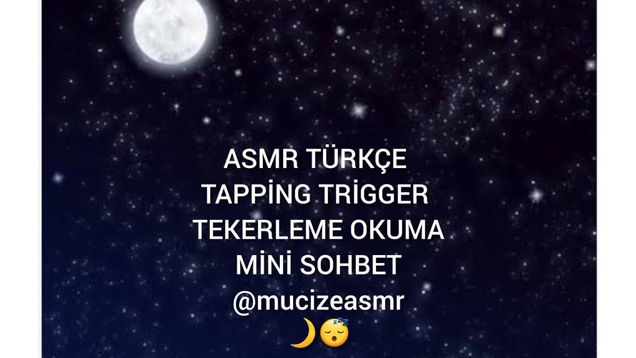 ASMR TÜRKÇE TAPPİNG TRİGGER MİNİ SOHBET TEKERLEME SESLERİ