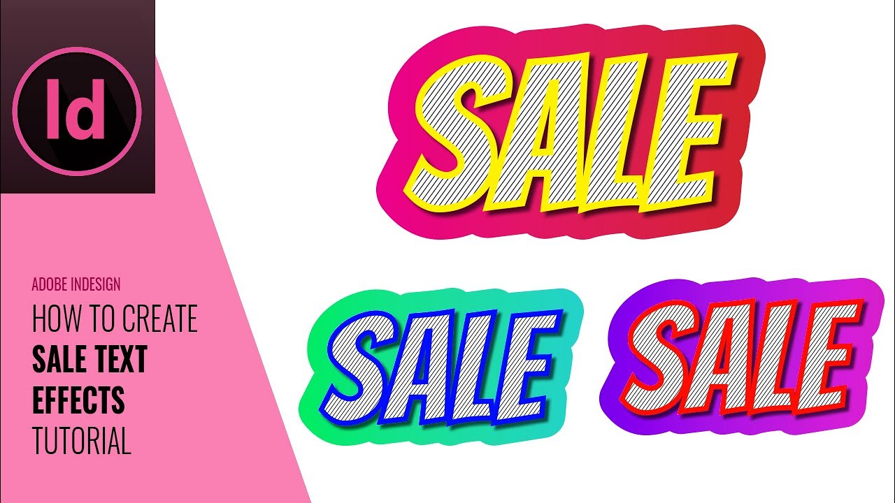 Adobe InDesign Text Effect Tutorial Step by Step Guide