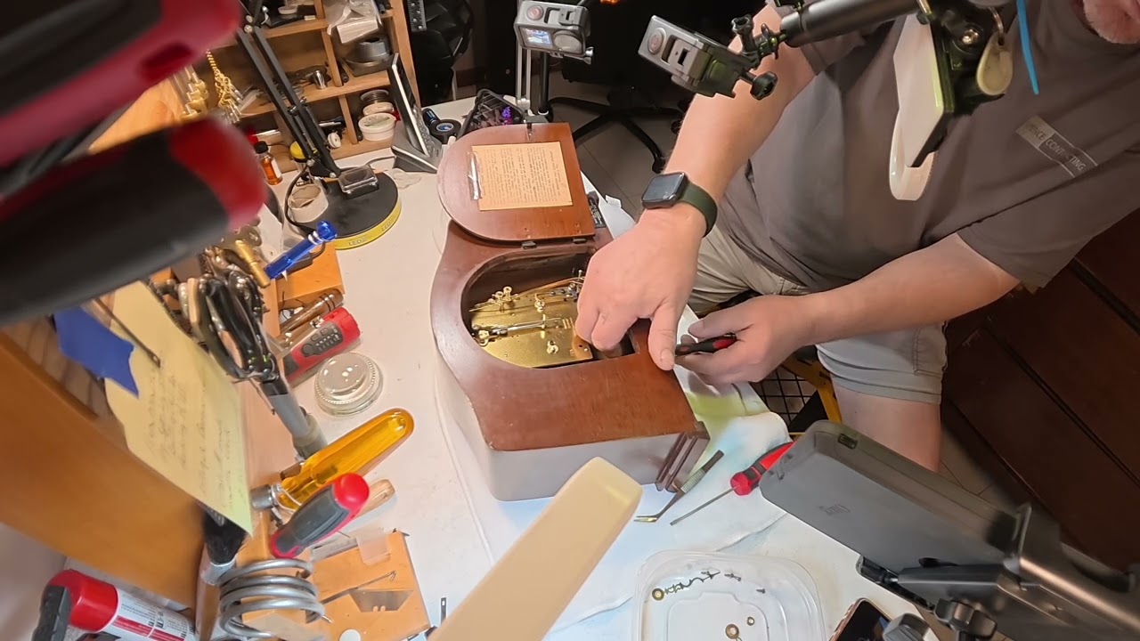  Installing Herschede clock movement Back and to Case ￼