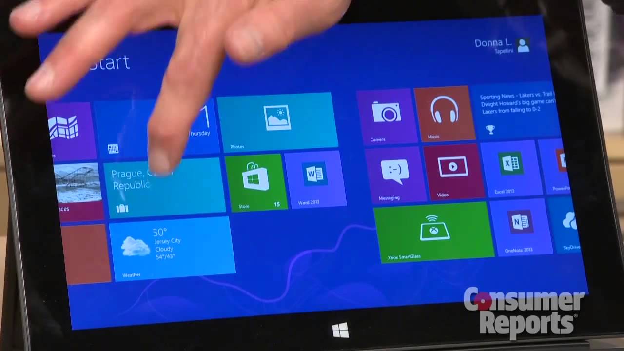 Microsof Surface Tablet - Review (Consumer Reports)