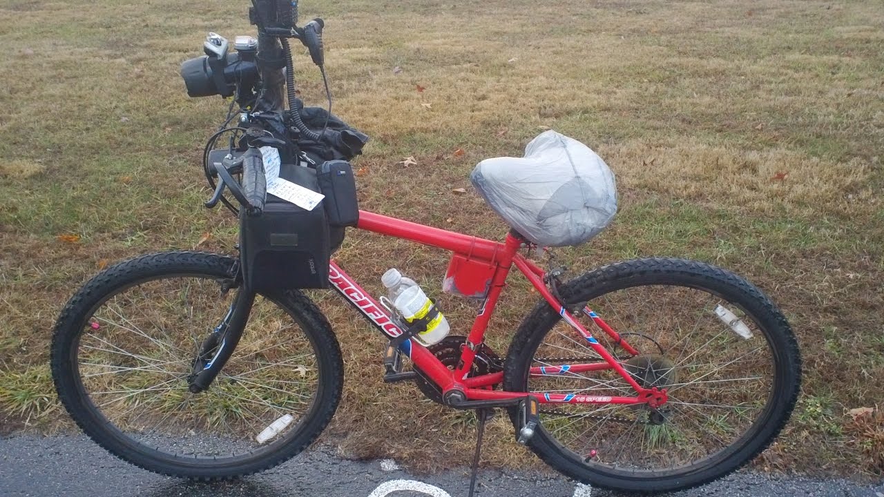 KC9VKV HAM RADIO VLOG - JIM-KC9VKV - 1/16/17 - BICYCLE MOBILE VIDEO!!! - JIM'S RADIO STORY