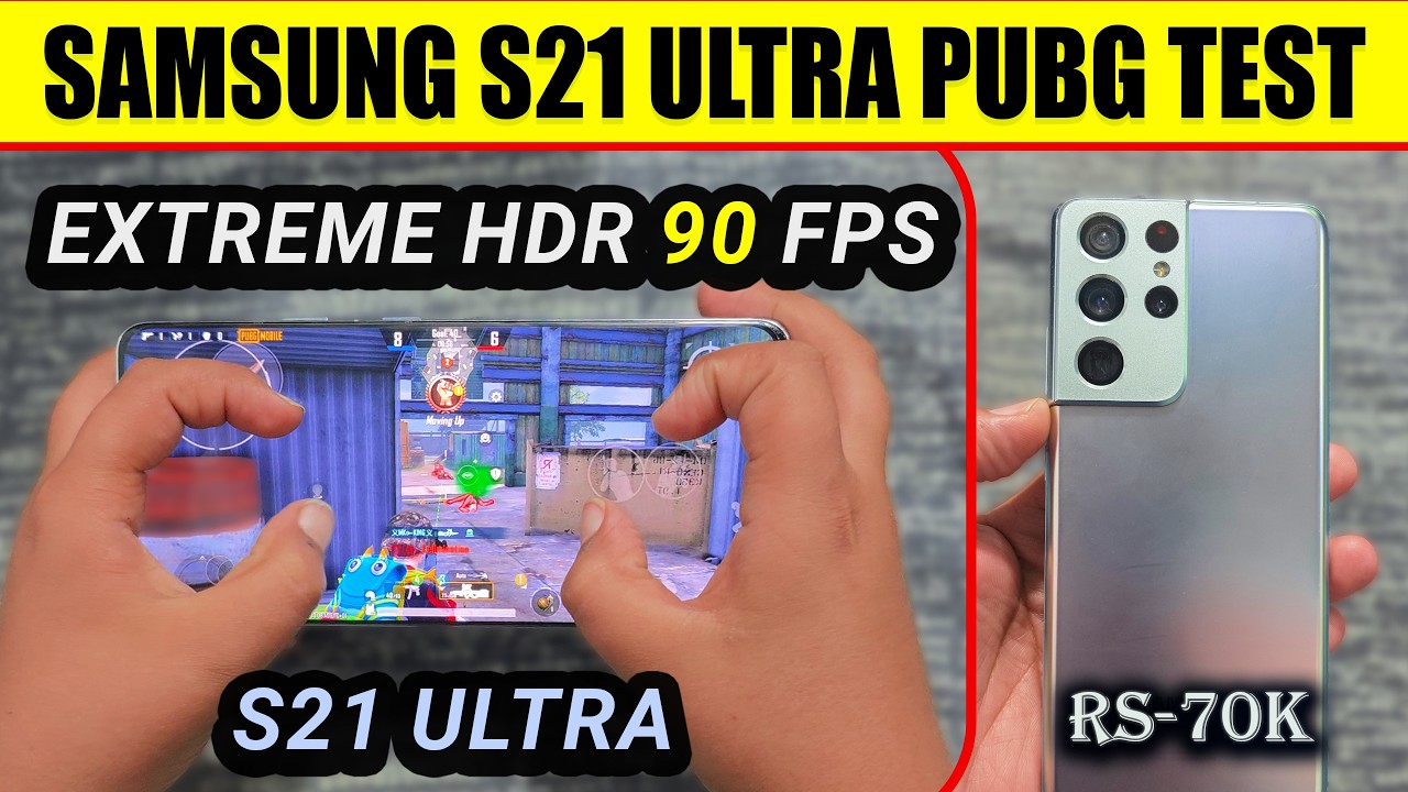 Samsung Galaxy S21 Ultra PUBG Test 2025 | Heating + Battery Drain Review😮