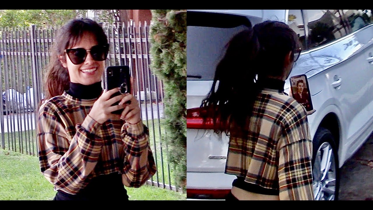 Camila Cabello FaceTiming Shawn Mendes while Interviewing Paparazzi with Funny Questions!