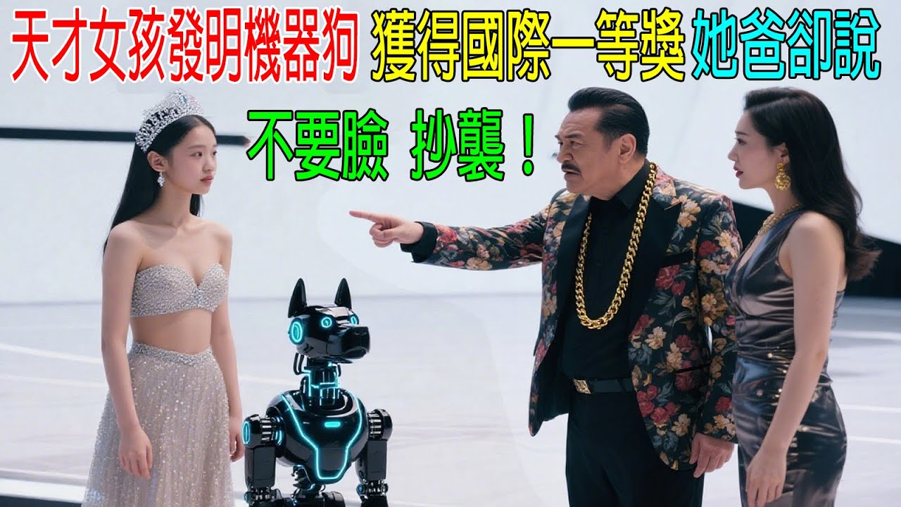 天才女孩發明機器狗，獲得國際一等獎，她爸卻說：不要臉，抄襲！！！